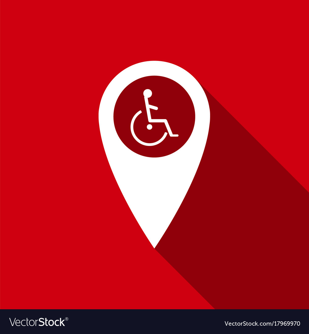Disabled handicap in map pointer invalid icon