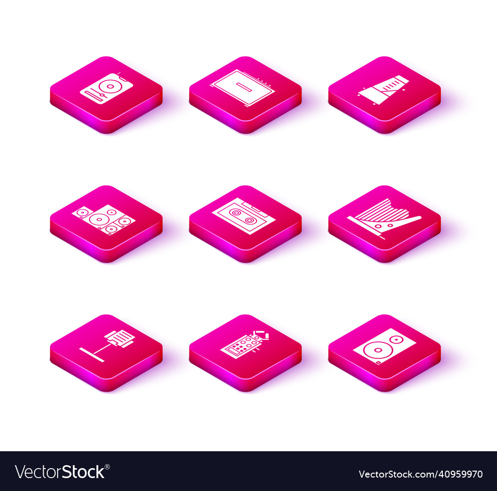 Musikständer Mikrofon Stereo Lautsprecher Retro vector image Musikständer Mikrofon Stereo Lautsprecher Retro