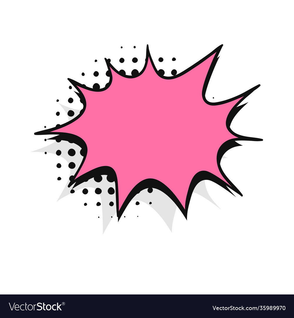Set pop art speech bubbles without text