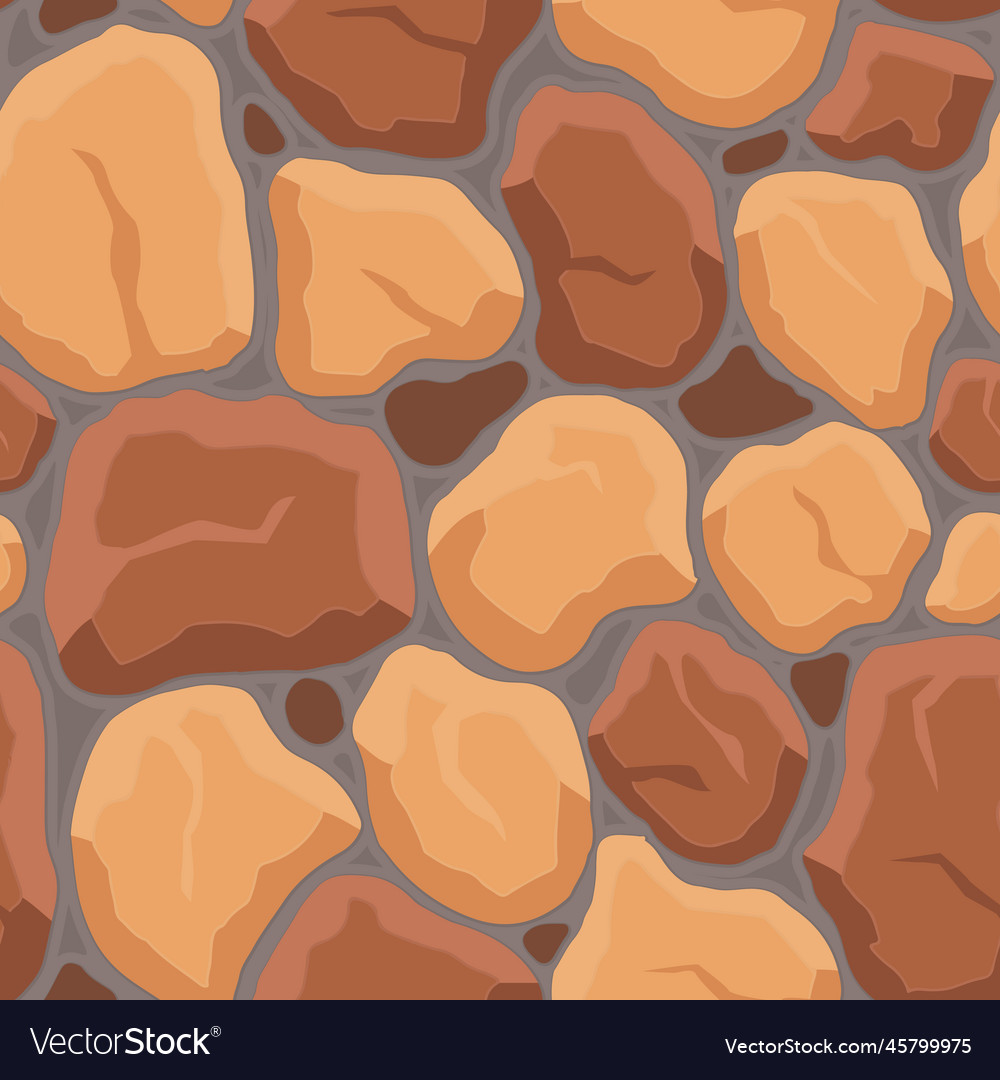 Cartoon game texture rocks dirt and ground