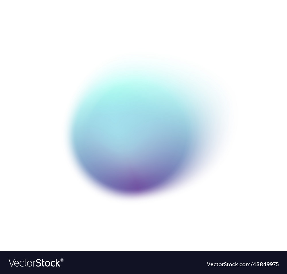 Color gradient round shape abstract vector image Color gradient round shape abstract