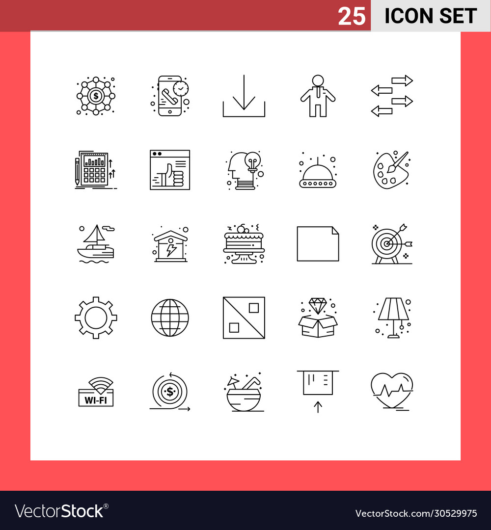 Editable line pack 25 simple lines audit