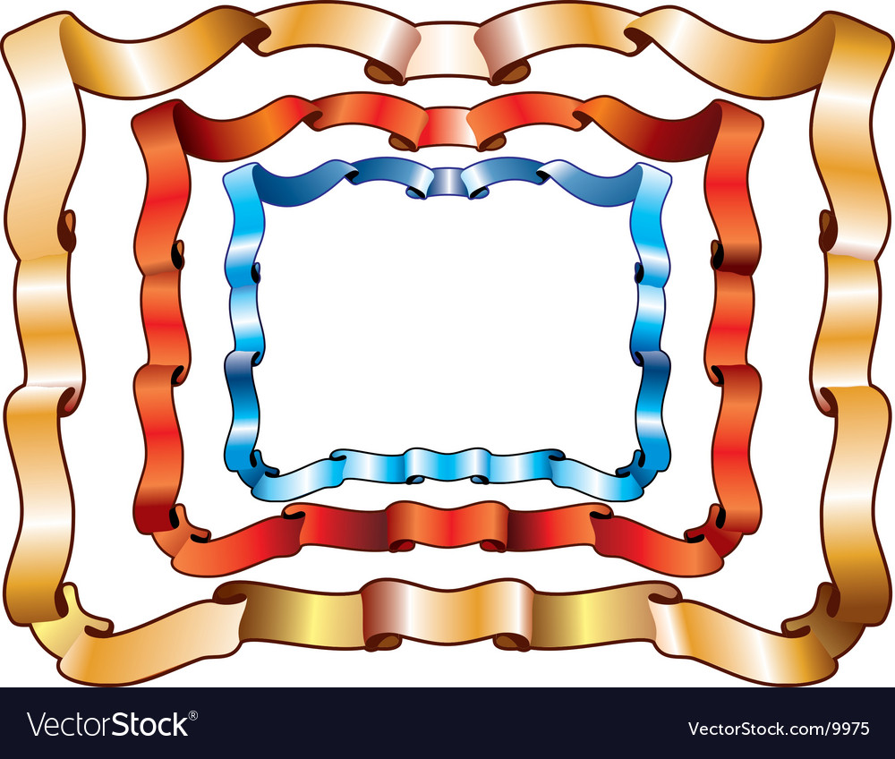 Elegant Ribbon Frames