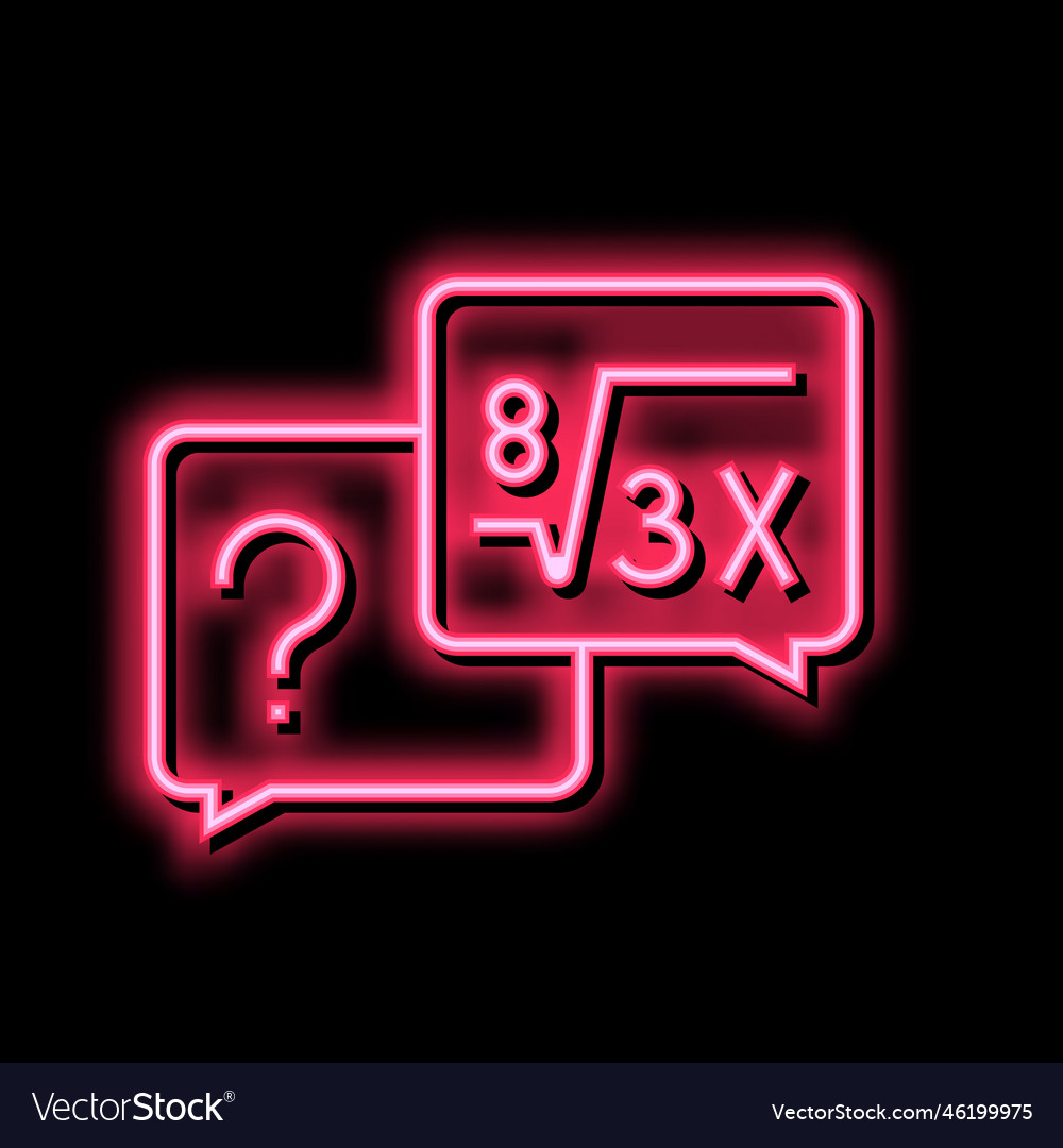 Math solving geek color icon