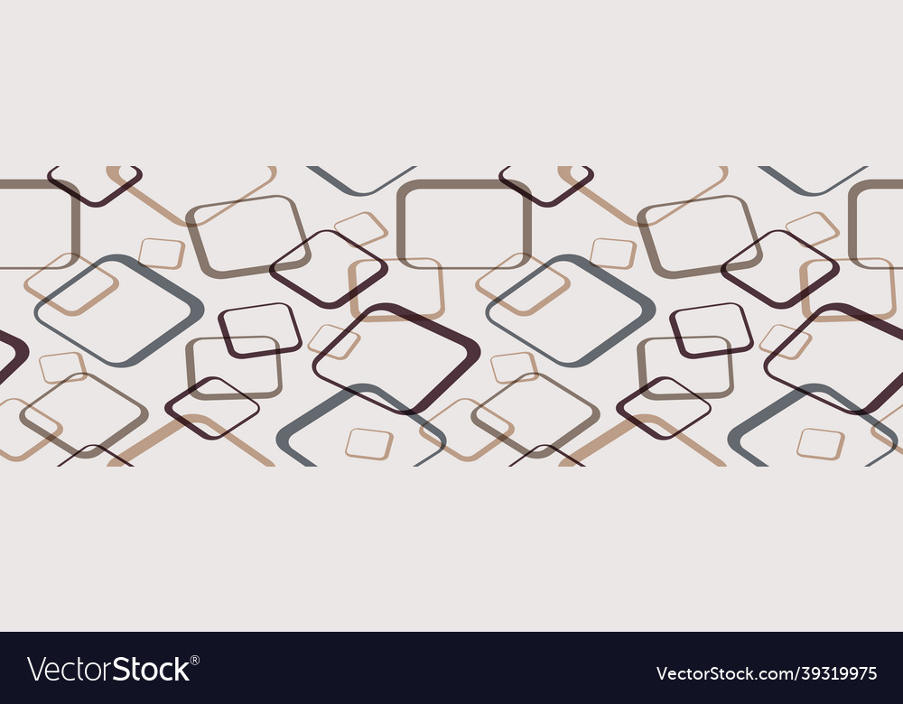Seamless abstract pattern of contour intersecting