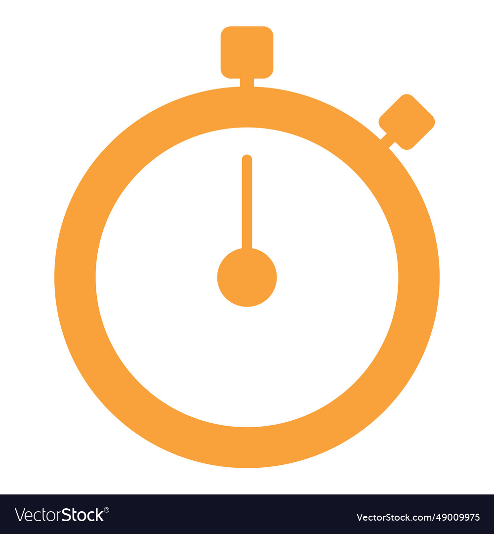 Stopwatch timer vector image Stopwatch timer