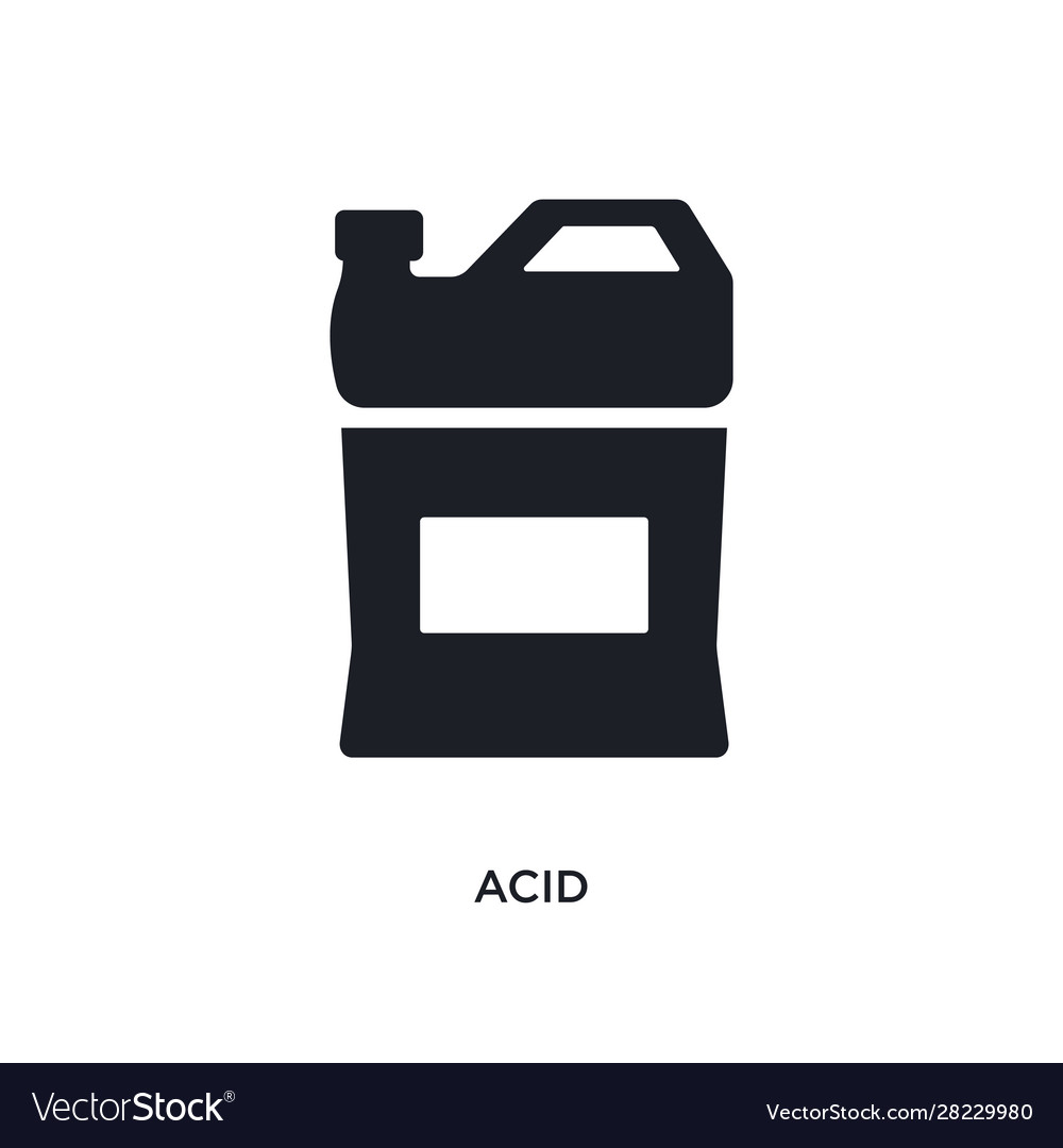 Acid isolated icon simple element from cleaning