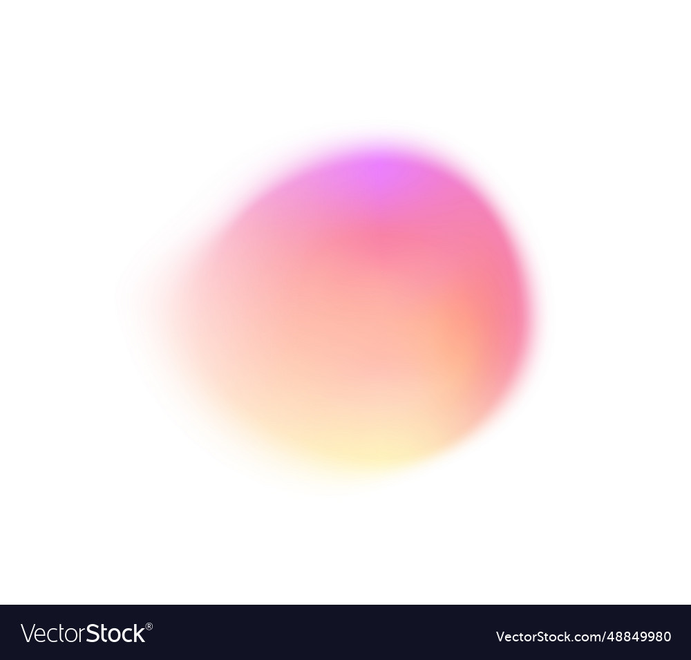 Color gradient round shape abstract vector image Color gradient round shape abstract
