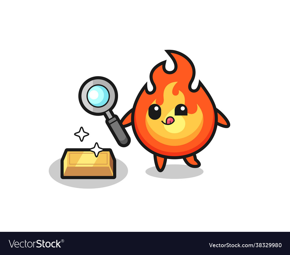 Fire character is checking authenticity