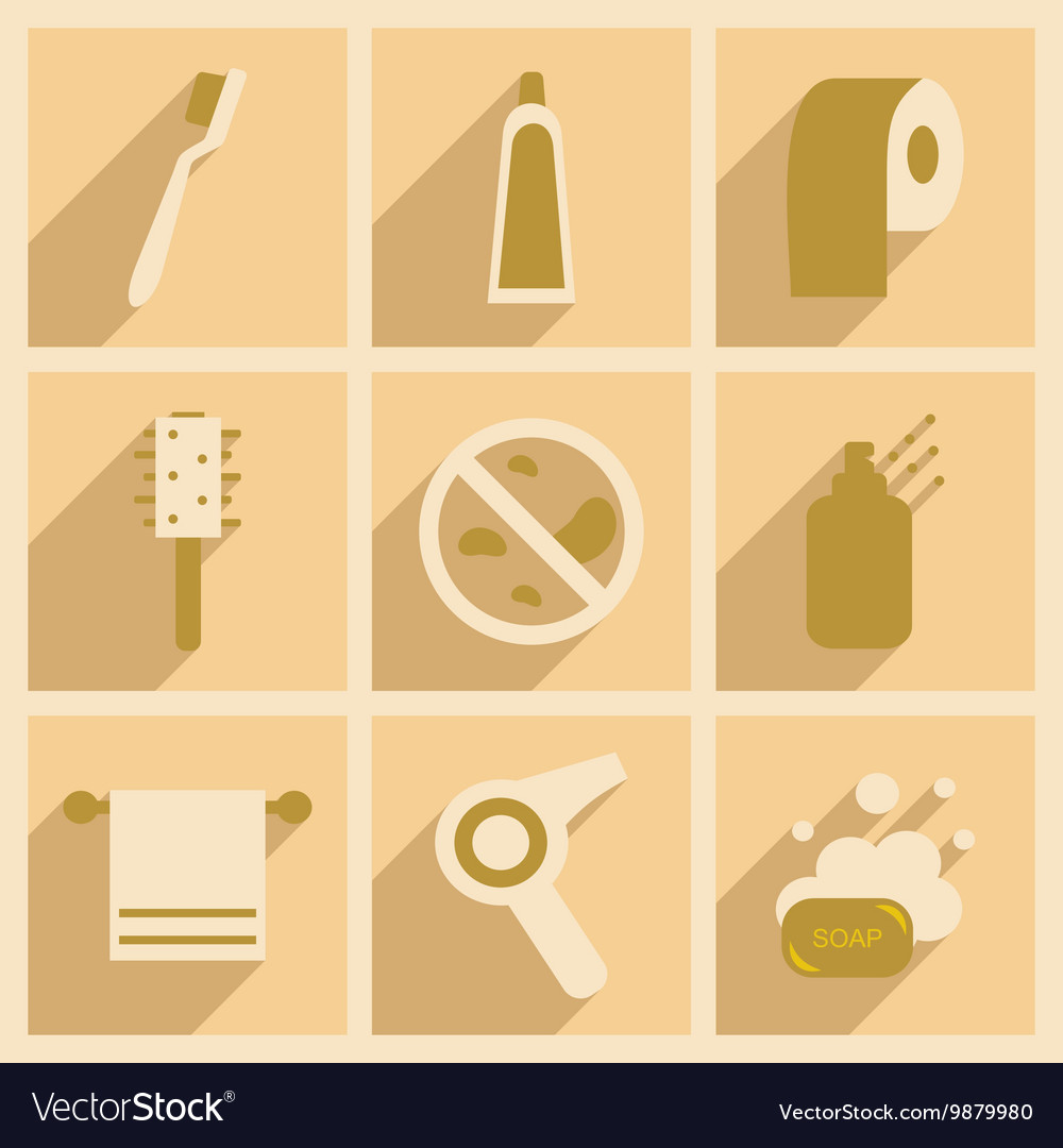 Flat with shadow concept and mobile application