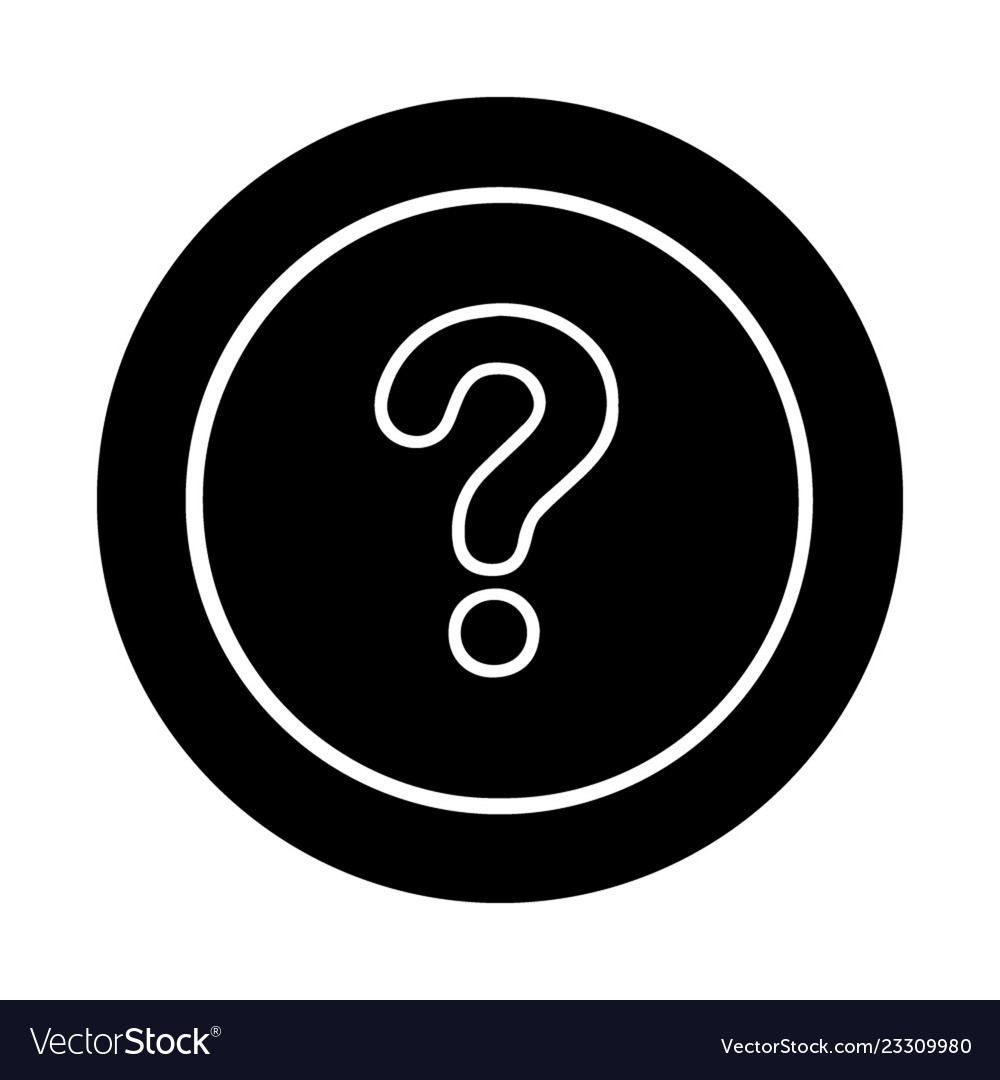 Frequency ask question icon black color