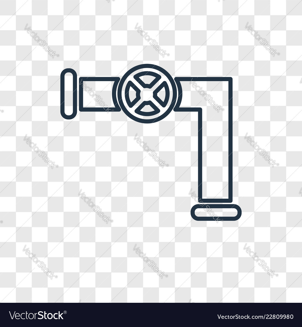 Gas Pipeline Icon - Linear Style