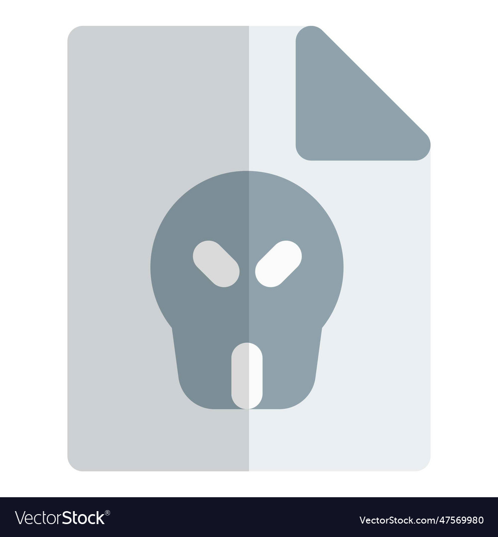 Malicious software a harmful virus for the system Vector Image