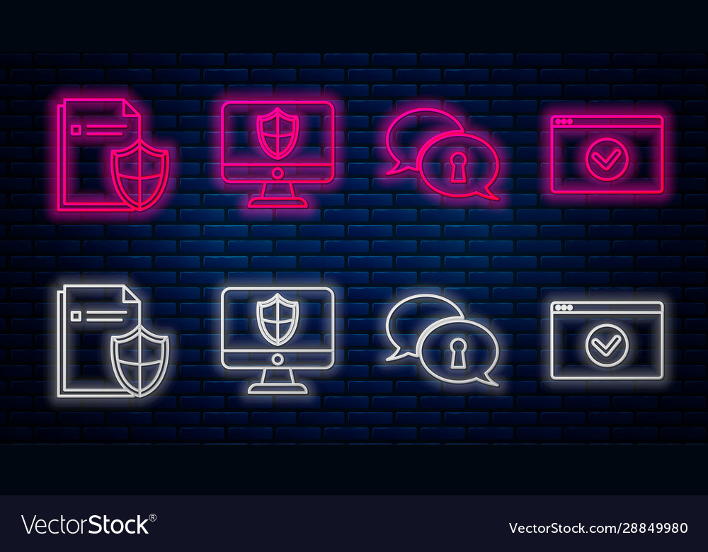 Set line computer monitor and shield protection