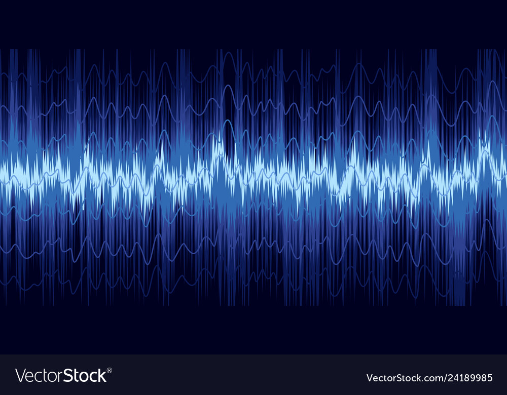 A background with sound wave