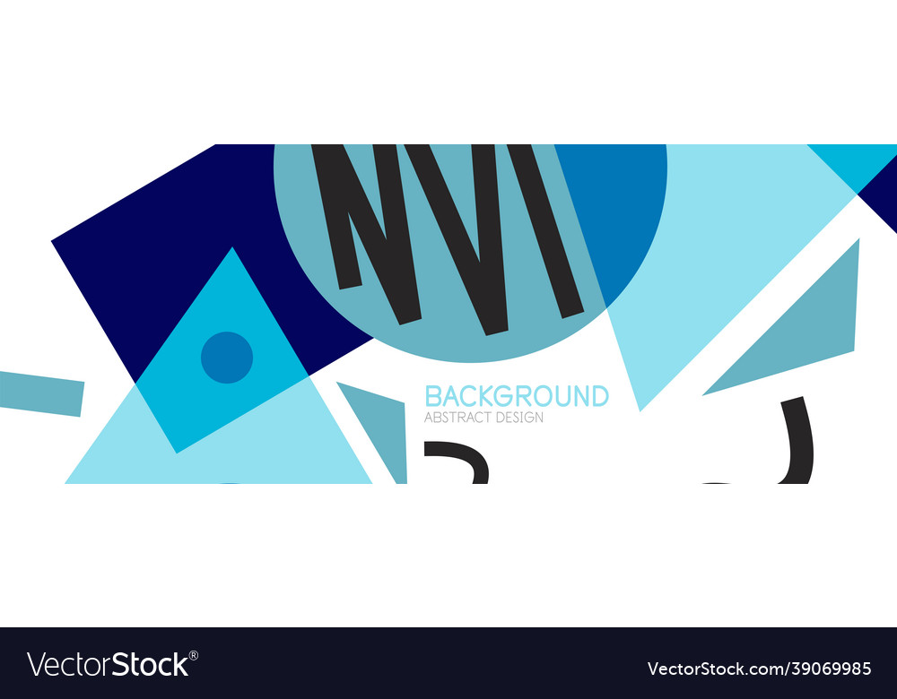 Abstract background blocks lines triangles vector image Abstract background blocks lines triangles