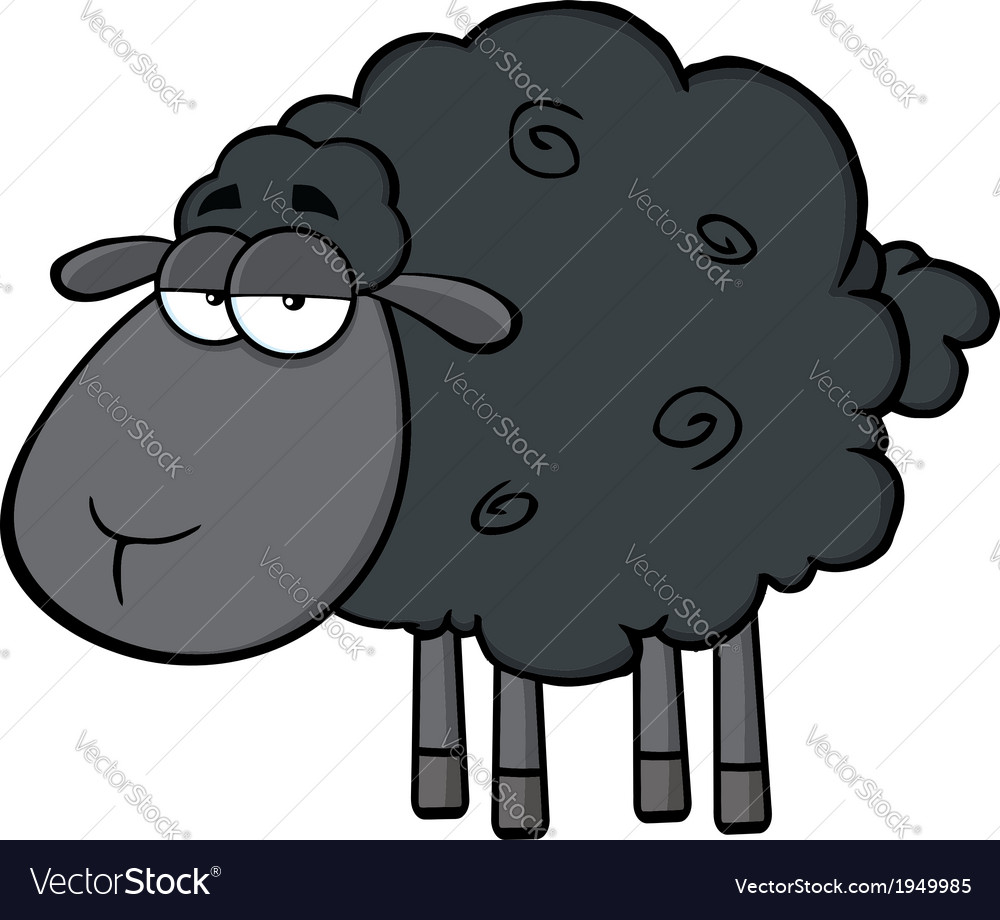 Cartoon sheep Royalty Free Vector Image - VectorStock