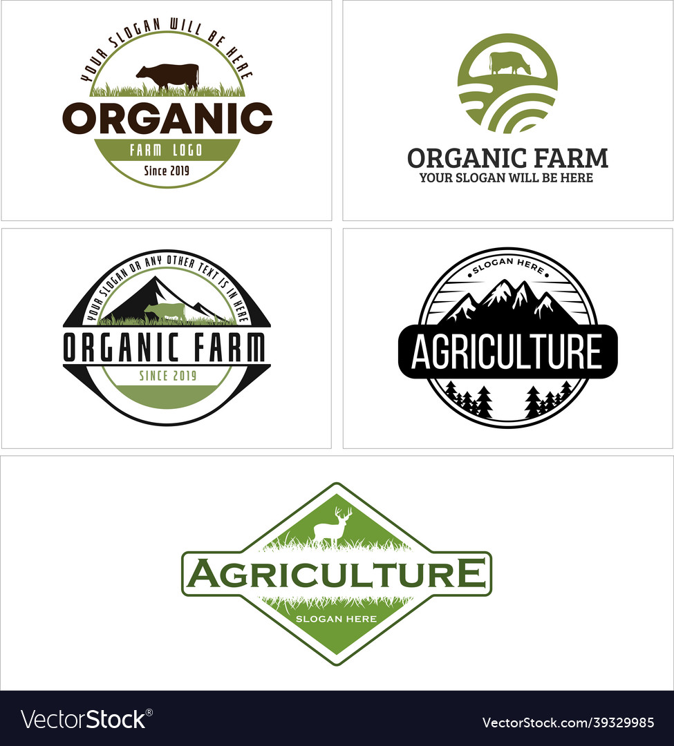 Farm Animal Landscape Logo