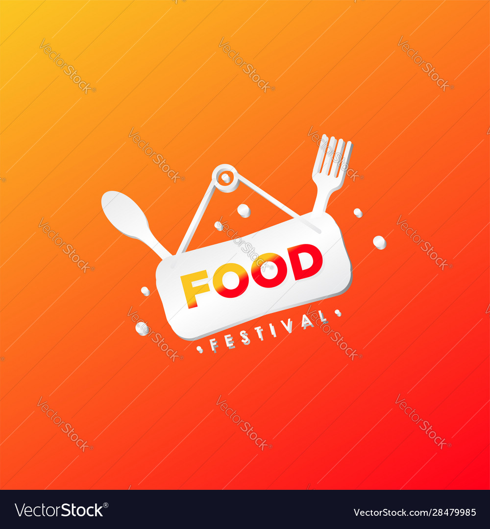 Food festival design template