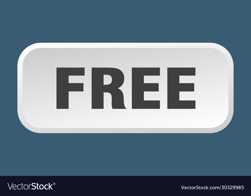 Free button square 3d push