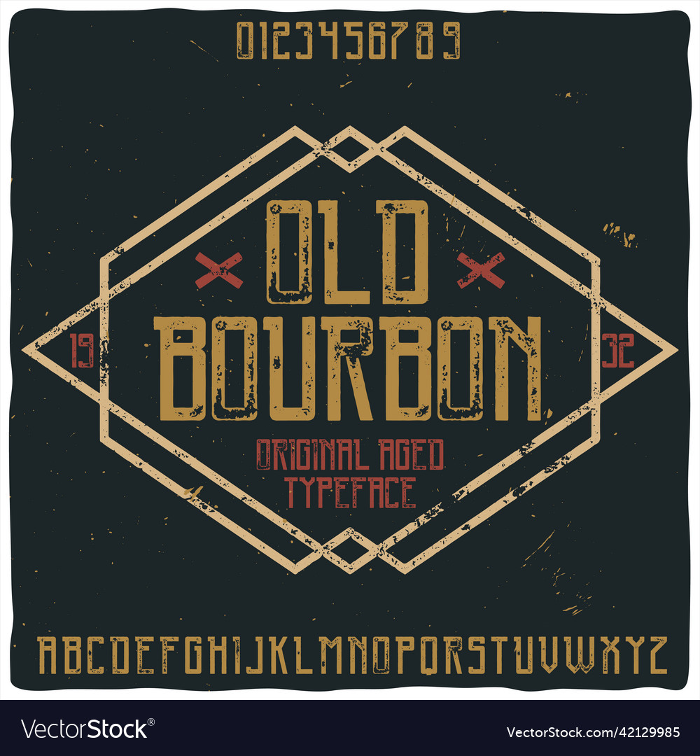 Good handcrafted font for any label design