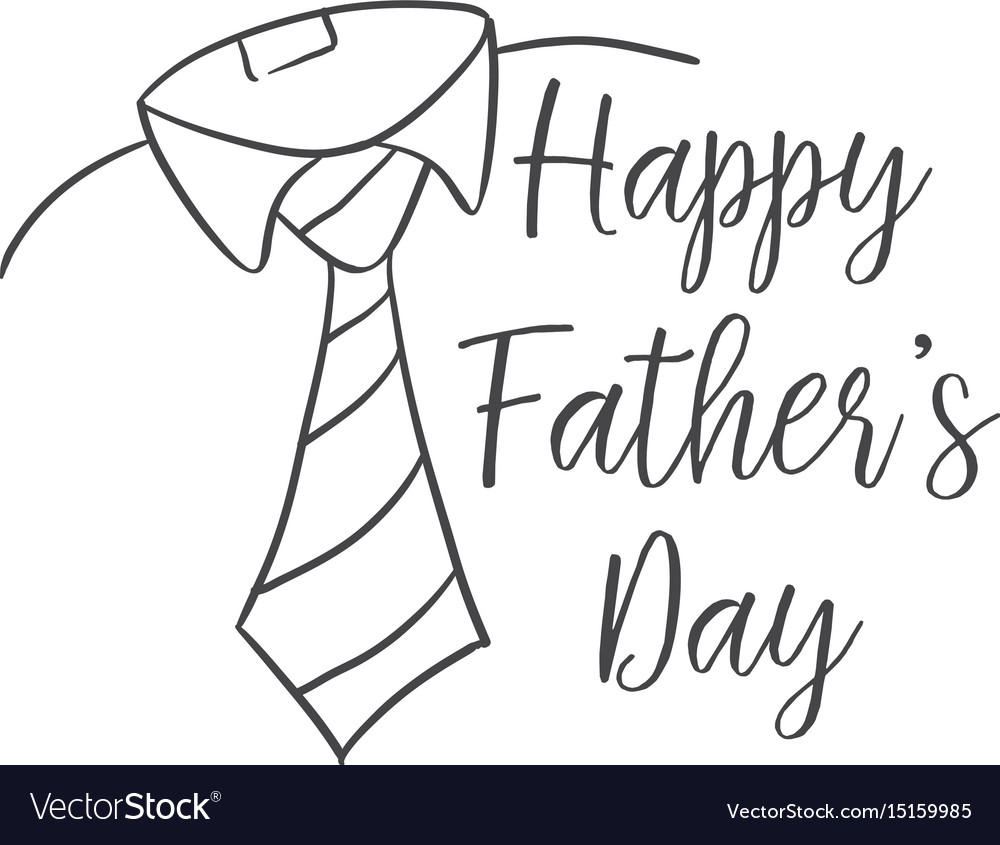 Happy father day design style Royalty Free Vector Image