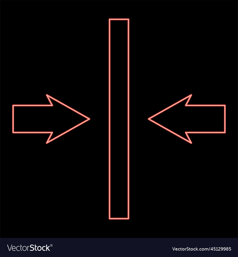 Neon symmetrical layout image designation
