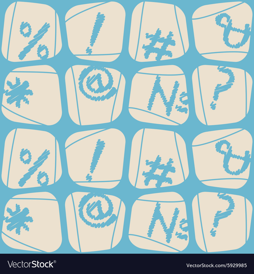 Seamless background with punctuation marks