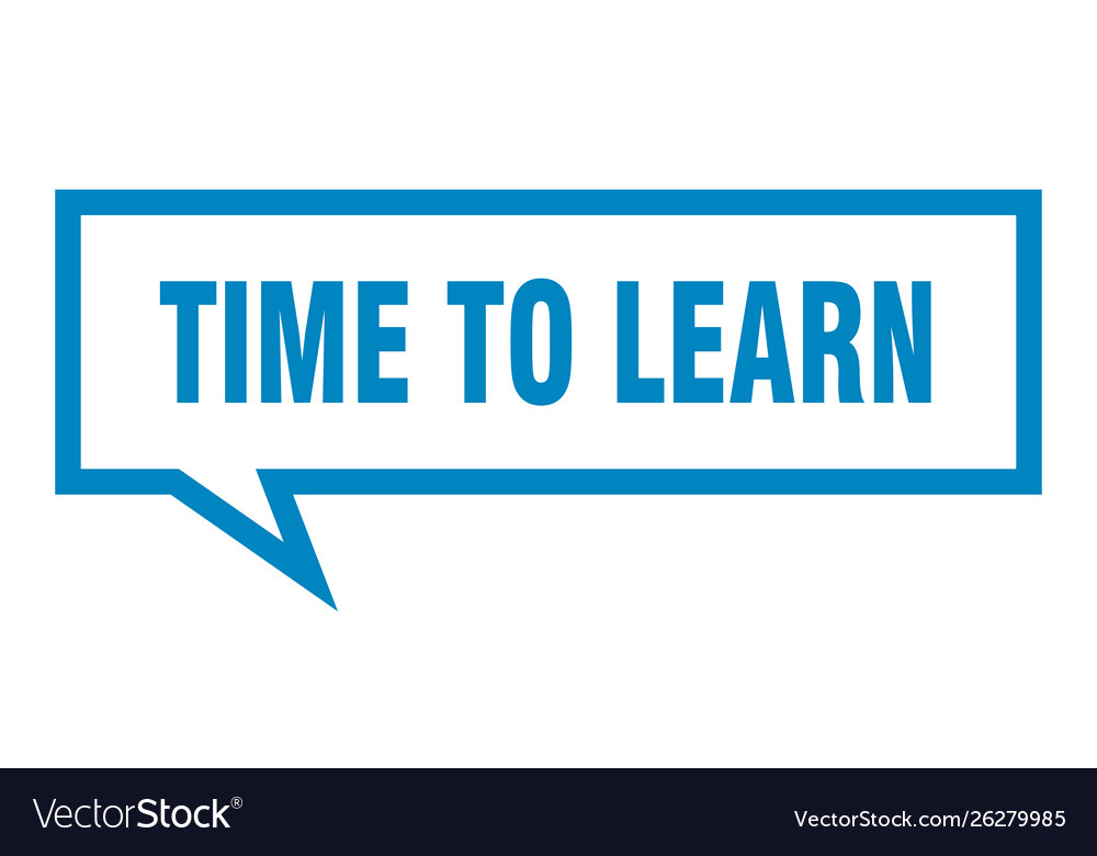 Time to learn sign square speech