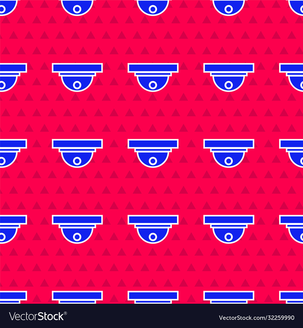 Blue motion sensor icon isolated seamless pattern