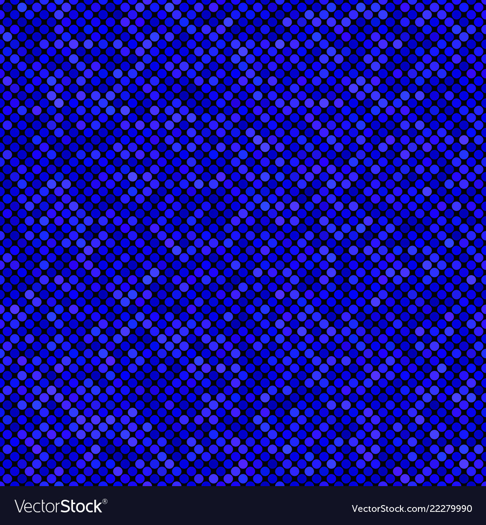 Blue seamless dot pattern background Royalty Free Vector