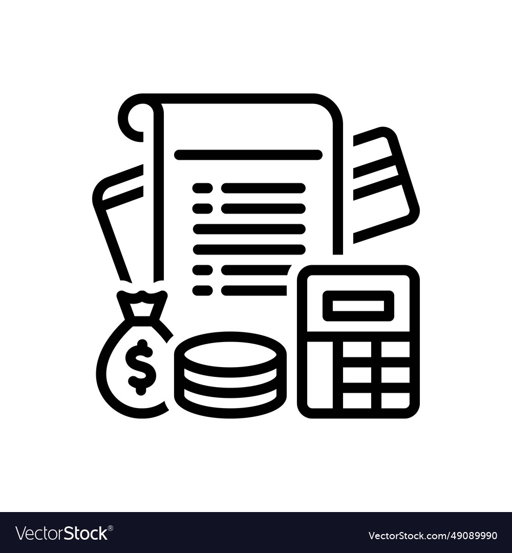 Budget Royalty Free Vector Image - VectorStock