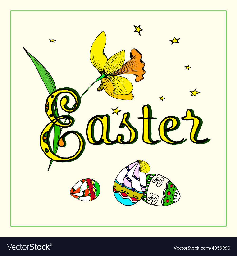 Easter typography