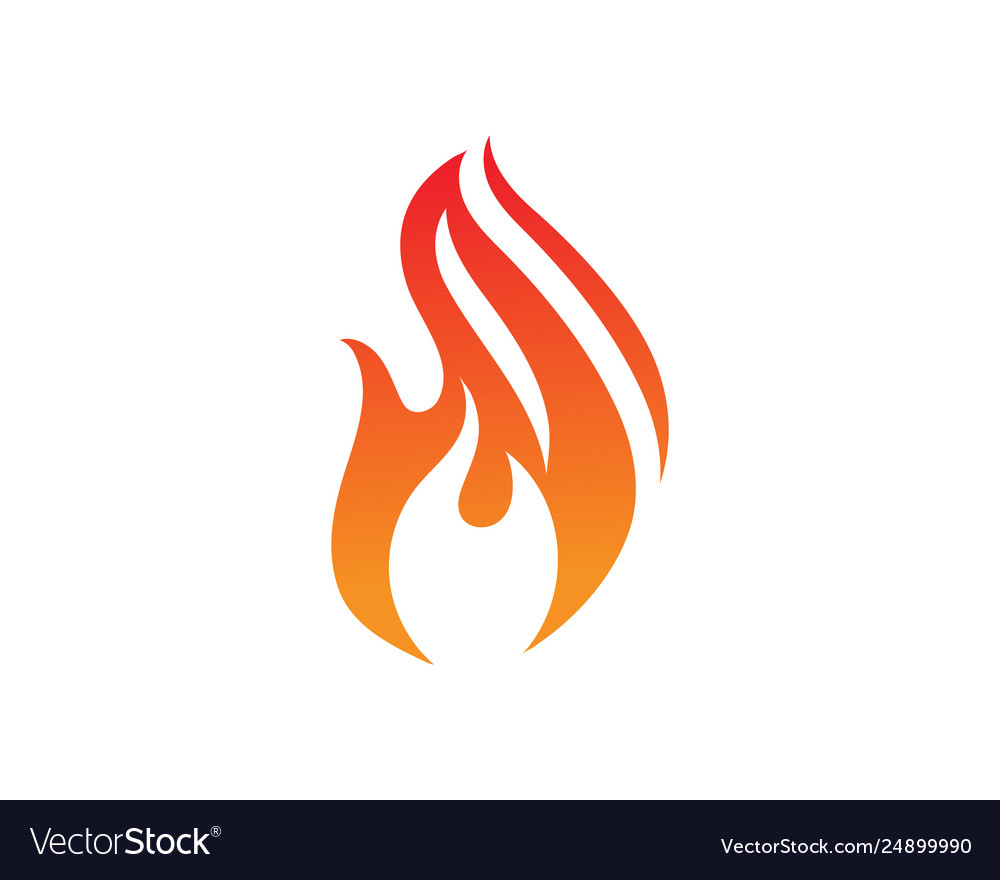 Fire flame design Royalty Free Vector Image - VectorStock