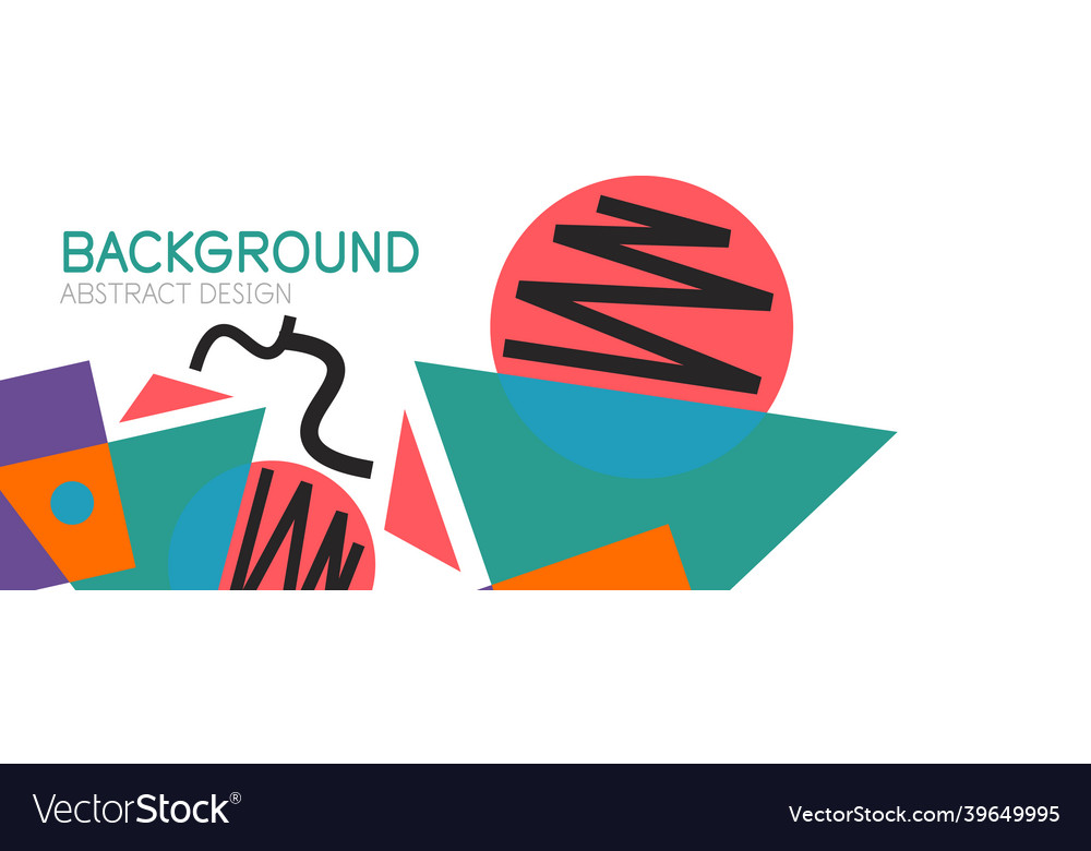 Abstract background blocks lines triangles vector image Abstract background blocks lines triangles