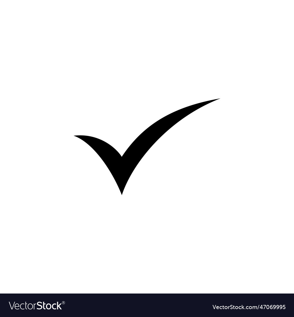 Check mark icon tick symbol