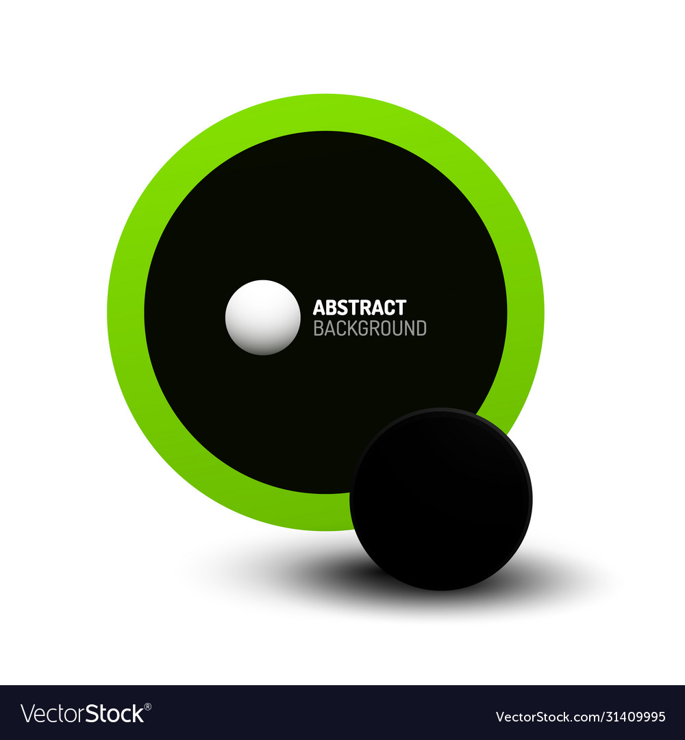 Circle button or banner for text design template