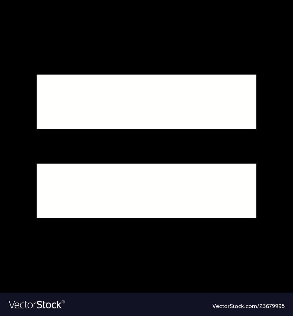 Equal to icon