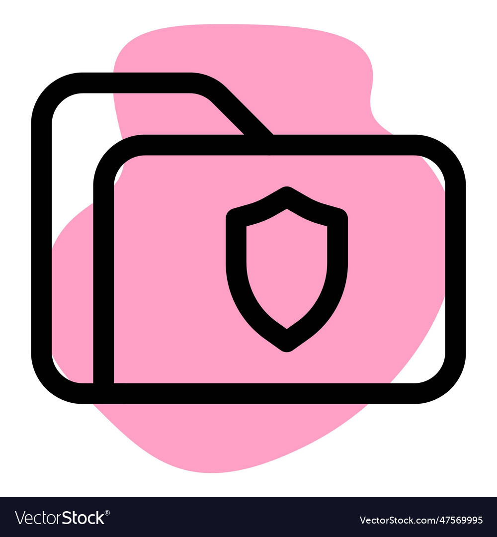 Folder encrypted for data protection