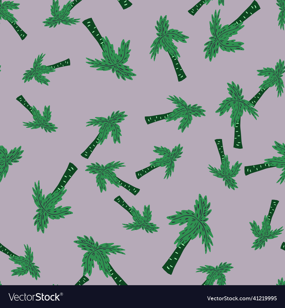 Palm tree seamless pattern tropical background