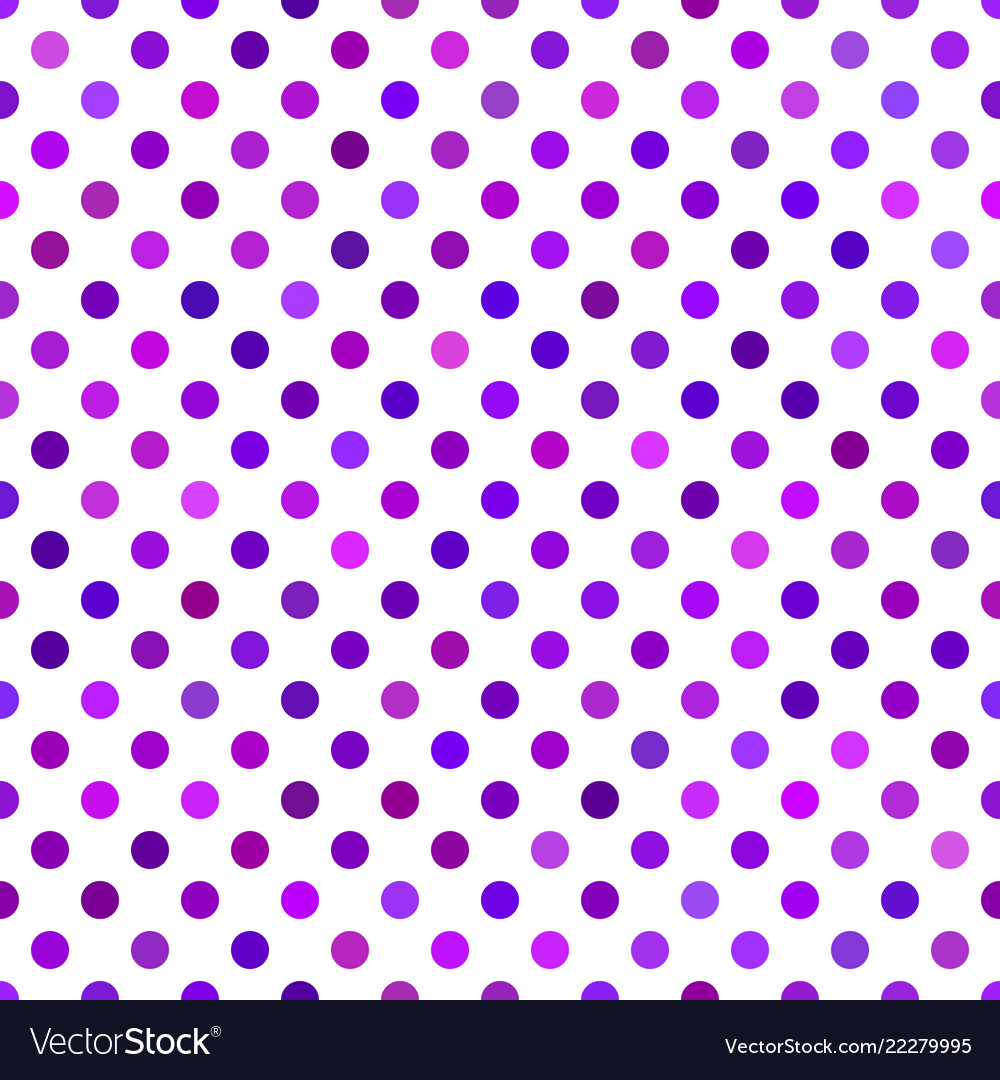 Purple seamless dot pattern background - design vector image Purple seamless dot pattern background - design