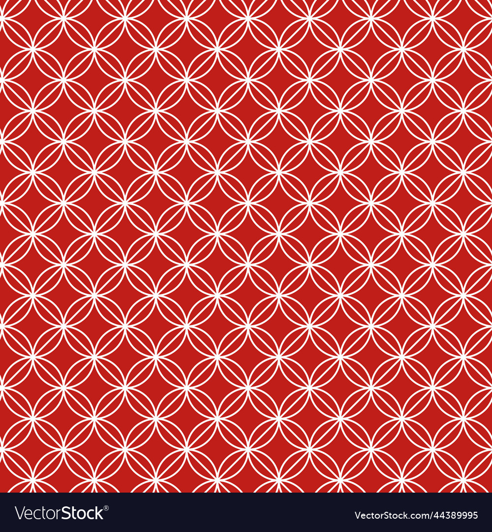Seamless geometric pattern intersecting circles