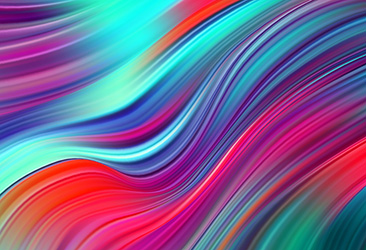 modern colorful flow poster wave liquid shape vector