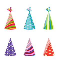 Party Hats Royalty Free Vector Image - Vectorstock