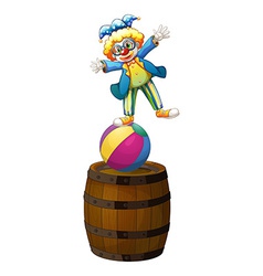 Three Clown Balloons Royalty Free Vector Image