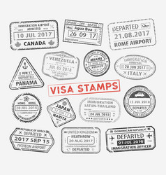 Venezuela Passport Stamp Vector Images (42)