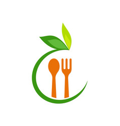 Cook chef restaurant logo Royalty Free Vector Image