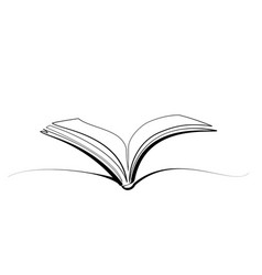 Hands holding open book reading book Royalty Free Vector