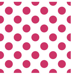 Colorful big pink red polka dots background Vector Image