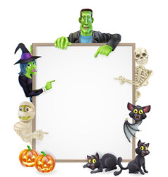 Halloween character cartoon Royalty Free Vector Image